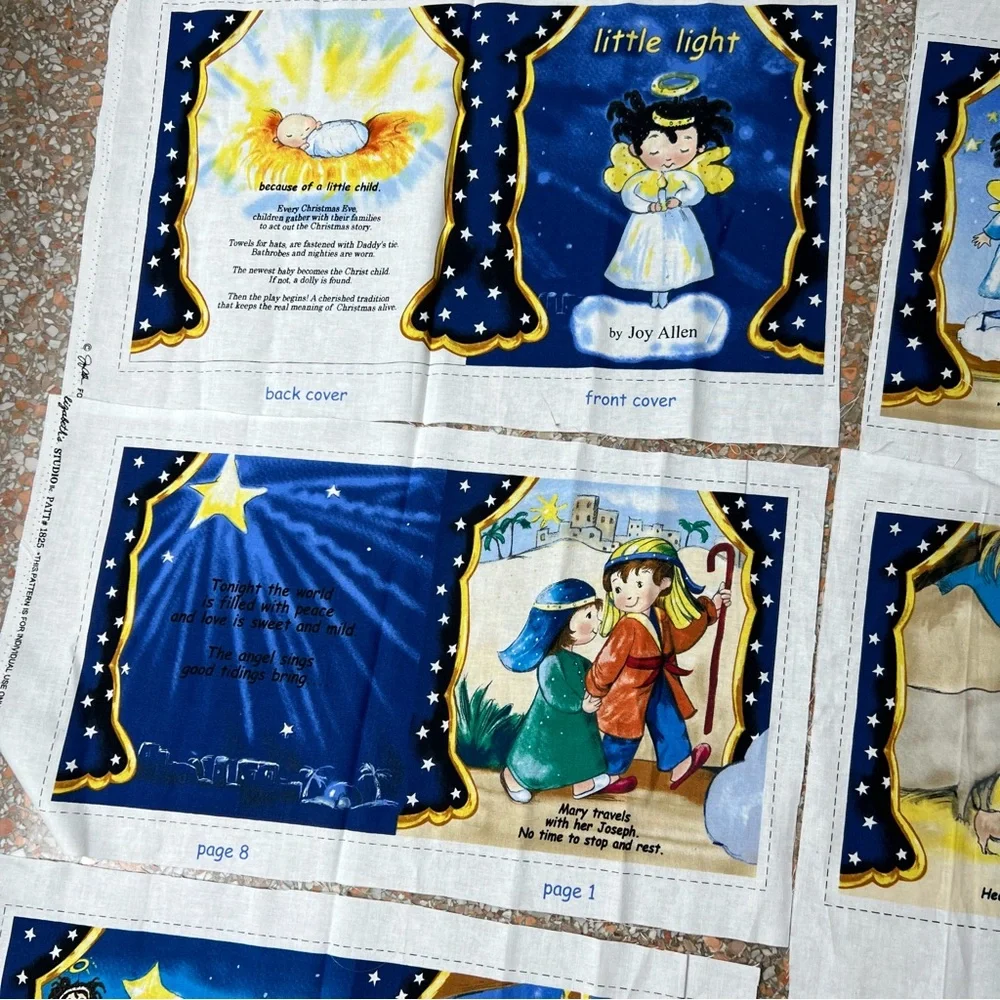 Little Light Holiday Fabric Panel by Joy Allen Craft Project